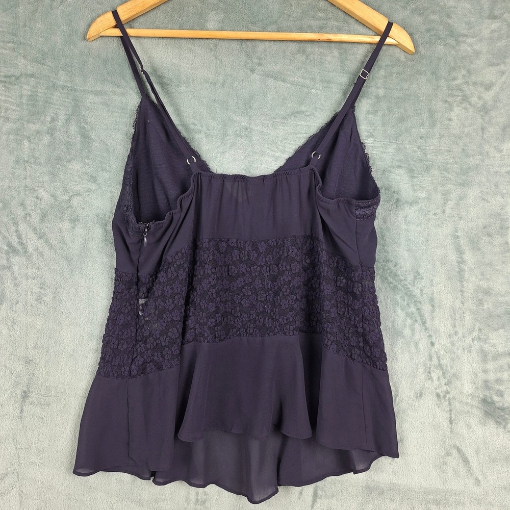 Womens Top XL Babydoll Y2K Fairy Grunge Whimsigoth Floral Coquette Romantic Cami - Picture 7 of 8